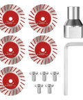12 Pack 1.57 Inch Mini Diamond Saw Blades Set For Angle Grinder With Screws Hex Wrench And Removable Flange, 40mm blades