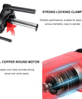 Badass 2300W Electric Pipe Threader Portable Plumbing Workhorse High Torque showing strong locking clamp and all copper motor.