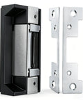 Heavy Duty Electric Strike For Latchbolt Locks Dual Voltage 0.5 To 0.625 Inch Bolt Compatible With Hes 5000C 630 shown with faceplates