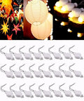 24 Pack Battery Powered LED Lights For Paper Lanterns Balloons Floral Weddings And Festival Decorations with warm white glow