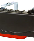 Trough-O-Matic Stock Water Tank Workhorse With Float Valve, Plastic Housing, Expansion Brackets, 245 GPH Flow, 20 To 50 PSI, High Grade Polystyrene, Hose-Ready Three Quarter Inch Inlet, Black float valve mounted on stock tank