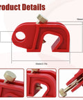 Universal Circuit Breaker Lockout Kit With Quick Lock Design For Single Double And Triple Pole Breakers ISO DIN Safety Compliance