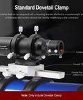 Beefy Dovetail Clamp With Dual Brass Screws For Mounting Finderscopes And Guidescopes On Telescopes, Aluminum Plate, Astronomy Gear