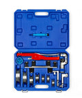 Ratcheting Tube Bender Kit for Refrigeration and HVAC Installations With Reverse Bending Attachment, Includes Fixed Supports