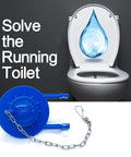 2 Inch Universal Toilet Flapper Replacement Kit 2 Pack With Stainless Chain And Long Lasting Rubber Fit Most Toilets Stop Leaks And Fix Running Leaking Or Hissing Toilets No Tools Needed