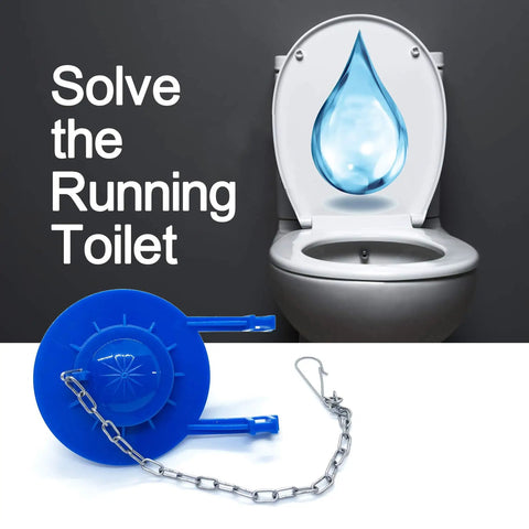 2 Inch Universal Toilet Flapper Replacement Kit 2 Pack With Stainless Chain And Long Lasting Rubber Fit Most Toilets Stop Leaks And Fix Running Leaking Or Hissing Toilets No Tools Needed