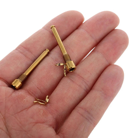 Upgrade Your Ride With This Sweet Titanium Alloy Brake Pad Screw Kit. This Heavy Duty Set Features Precision Threading And Includes Retaining Rings For A Super Secure Fit. Perfect For Mountain Biking And Dirt Track Cruisers Who Want Durable Parts That