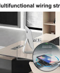 Built Tough Executive Standing Desk With Roomy Drawers And Smart Storage Plus Stain Resistant Finish For Killer Home Office Setups And Daily Grind Workstations Spanning 94 Inches Wide with multifunctional charging strip.