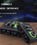 2 Channel USB Audio Interface For Recording Streaming And Podcasting With XLR Mic Preamps And 48V Phantom Power Studio Quality Gear
