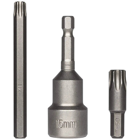 Hard Top And Door Removal Torx Tool Kit For Jeep Wrangler 2007-2024 JK JKU JL JLU chrome vanadium steel bits