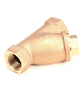 OEM Replacement Strainer Line 00-186922 For Commercial Kitchens, brass, durable fitting, side angle view