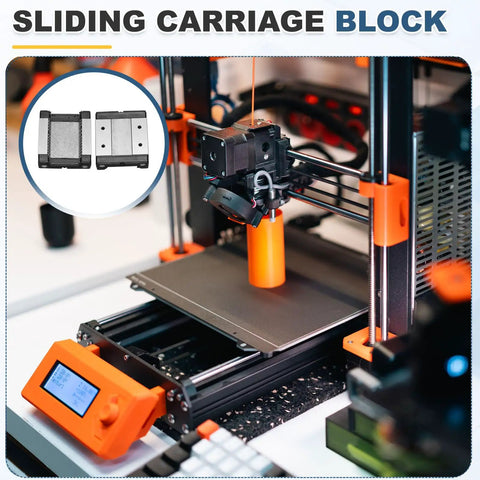 Two Pack MGW12C Linear Bearing Carriage Blocks With Mini Guide For 24mm Linear Motion Slides Ideal For 3D Printers CNC Machines Robotics And DIY Projects Sturdy And Smooth Linear Motion on a 3D printer