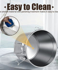 Pro Level Heavy Duty 304 Stainless Steel Airtight Kitchen Canister With Rock Solid Locking Lid And Grippy Handles Mega Pantry Storage Bin, easy to clean surface.