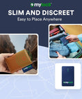Keep Your Luggage Locked With This Slick Gps Tracker Tsa Approved Smart Tag For Suitcases Real Time Location Pings And Bag Open Alerts Long Battery Life Phone Ready Travel Essential - compact tracker in hand and packing.