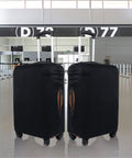 black suitcase protector 18-22 inch perfect for travel, easy to spot, protects against dirt and scratches, fits luggage in airport