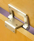 Heavy Duty 40 Inch Pound Lid Stay Torsion Hinge Satin Nickel Finish Two Pack for lid support on wood surface