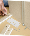 Installing Stainless Steel Hinge Repair Plate Kit For Cabinets And Doors 10 Sets Easy To Use Quick Fix Reinforcement Plates
