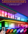 Building illuminated with 50 Foot LED Light Modules For Storefronts And Signs 100 Pack 0.92W Three LED SMD RGB Waterproof.