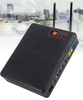 Keep Your Home Net Running Smooth With This Compact Mini UPS For Routers And Modems Housing A Solid 20800 Mah Cell That Hands You Up To 10 Hours Of Unbroken Wifi Right Through Blackouts EU Plug, black mini UPS with multiple outputs.