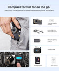 Compact handheld Dope Thermal Imaging Camera For iOS And Android With 8mm Macro Lens Manual Focus, 512x384 IR Resolution shown with accessories