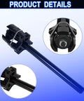Heavy Duty Adjustable Bearing Cup Replacer Tool for Big Rig and Trailer Axles, 3 5/8 to 6 1/2 Inch, heat treated steel.