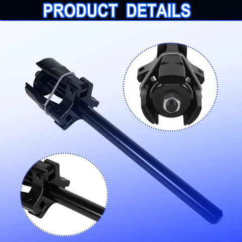 Heavy Duty Adjustable Bearing Cup Replacer Tool for Big Rig and Trailer Axles, 3 5/8 to 6 1/2 Inch, heat treated steel.