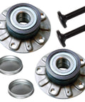 Rear Wheel Hub And Bearing Assembly Set for Front Wheel Drive VW and Audi models 30mm bearing includes two assemblies and bolts