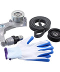 Premium Accessory Drive Serpentine Belt Tensioner Pulley Kit That Slays For Acura Ilx 2013 to 2015 And Fits Honda Civic Models From 2012 Through 2015 With Easy Swap Replacement Number K06 Plus Many More, belt kit with glove