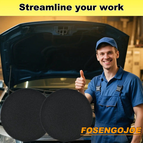 Upgrade Your Garage game With This Awesome 15 Inch Oil Drain Pan Splash Pad Mat That Blocks Messy Sprays And Cuts Clean Up Time Way Down For A Smarter Car Care Session, two black oil splash pads