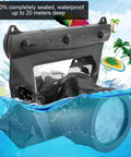Underwater DSLR Housing Case For Diving 20 Meter Depth Fully Sealed Anti Shock Dry Bag Pouch For Cameras Black Pro Grade Waterproof