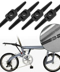 Ten Pack 26mm Bicycle Cable Connectors For Brake And Shift Cables, 2mm Aperture, Black, shown on a bike for setup illustration