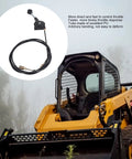 3.5 Meter Quick Release Manual Throttle Cable With Pivot Joint For Excavators And Heavy Equipment on excavator cab