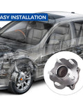 Rear Wheel Bearing Hub Assembly Fits 2002 2006 Nissan Altima, 2004 2008 Maxima, 2004 2009 Quest shown in vehicle diagram