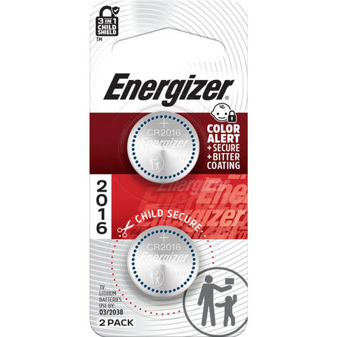 Top Shelf 2016 3V Lithium Coin Cell Batteries 2 Pack Boasting Badass Child Safe Shield With Bitter Coating And Slick Long Lasting Power For Car Keys Garage Openers And Watches.