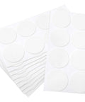 Real Deal Self Adhesive Felt Pads For All Furniture Legs To Save Your Floors From Scuffs With A Big Time Grip That Keeps Things Locked Down 80 Pack Round White Glides measuring two inch diameter sheets of white felt pads.