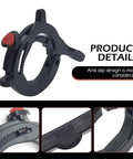 Universal Motorcycle Cruise Control With Throttle Lock And One Button Release showing anti-slip design details