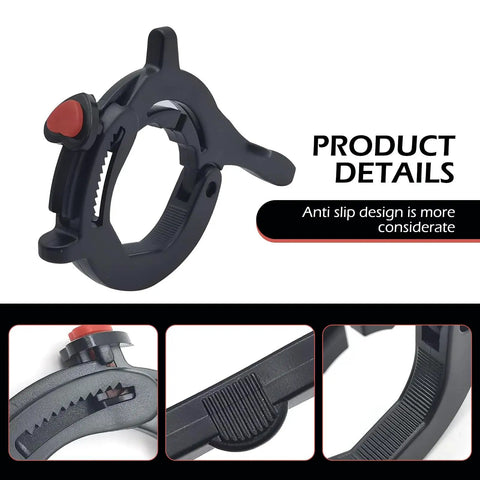 Universal Motorcycle Cruise Control With Throttle Lock And One Button Release showing anti-slip design details