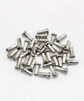 Dope Bicycle Spokes 14G 2Mm Diameter 36 Pack Steel Black And Stainless 80Mm To 297Mm Lengths With Copper Caps And Nipples Included