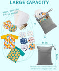 Waterproof Wet Dry Bags Set Of 3 Pack Must Have For Swimsuits Diapers Beach Pool And Gym Gear With Two Pockets Reusable Travel Organizers