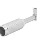 Quick Connect Metric Grease Fitting Adapter With 90 Degree Angle For Tight Spaces 4.9 mm Diameter Greasing End in silver