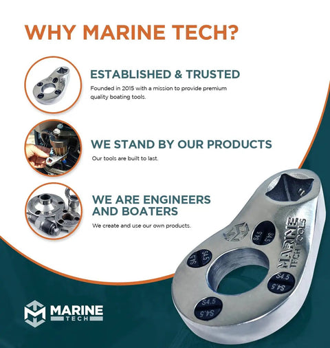 32mm Marine Pin Wrench For Outboard Trim Tilt Systems With 4 Pin Engaged Caps Design Fits Trim Tilt Units Replacement Tool AMT0006 Heavy Duty Boat Maintenance Gear For Quick Easy Marine Repairs, metal close-up