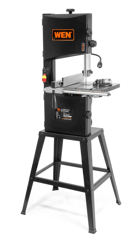 Beast Of A 10 Inch Band Saw With Stand, 3.5 Amp Motor, Two Speed 1520 And 2620 FPM, Cuts Up To 6 Inches Deep And 9.75 Inches Wide