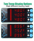 High Power 1200W Soldering And Rework Station With Preheater And Hot Air Gun dual temperature display options
