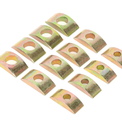 Half Moon Nuts And Washers Kit All In One 30 Piece Set M6 M8 M10 solid lock washers on white background