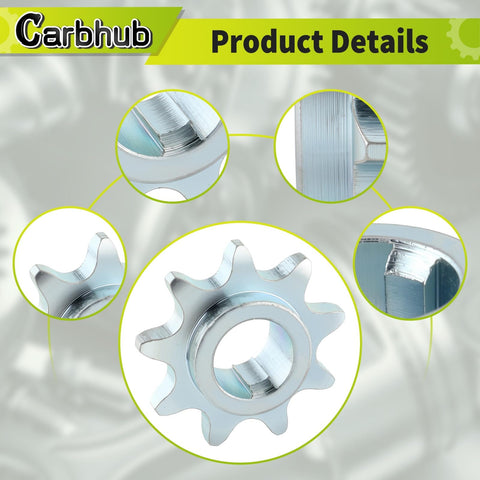 9 Tooth Five Eighth Inch Bore Jackshaft Sprocket For 40 41 420 Chain Durable Replacement Part For Manco American Sportworks 8720 1125 Go Kart Mini Bike Performance Upgrade