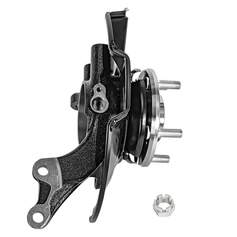 Front Right Steering Knuckle With Wheel Bearing Hub Assembly For 2007 To 2012 Hyundai Elantra Passenger Side Replacement ABS Compatible Fits 2008 2009 2010 2011 2012 Models