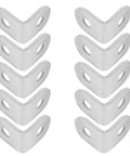 Beefy Heavy Duty Stainless Steel L Brackets Set 40 Pack 90 Degree Corner Braces With Screws for Cabinet Shelves