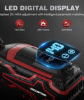 140A Handheld Welder With LED Display Portable 110V Arc Welder Hot Start Arc Force Anti Stick IGBT Welding Machine