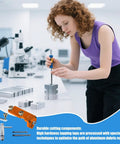 Precision Aluminum Extrusion Drill Jig With Dead On Vertical Alignment multi size snap fit in workshop setting for precise drilling.