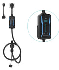 Level 2 EV Charger, Plug-And-Play Portable, 8-40 Amp Adjustable with OLED display and cables, NEMA 14-50 And NEMA 5-15 Outlets